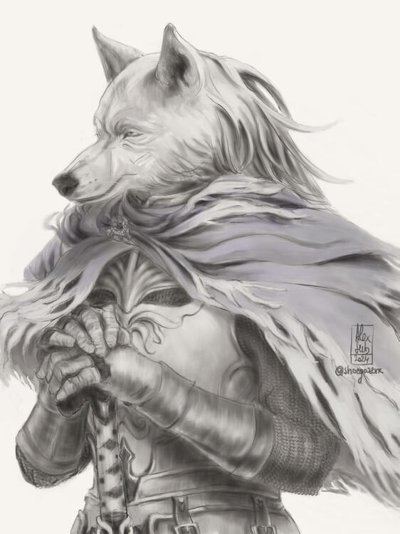 Blaidd, the Half Wolf